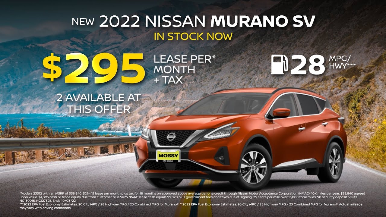 New 2022 Nissan Murano Deal | Mossy Nissan Commercial