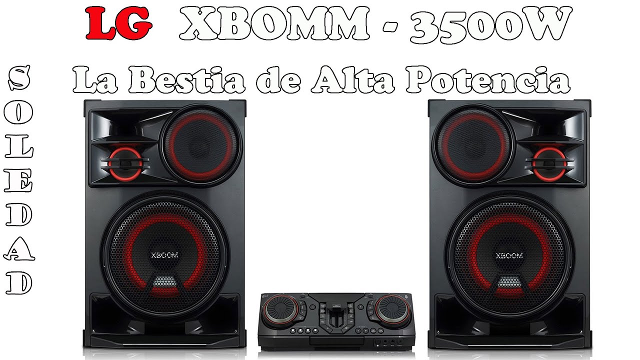 Unboxing LG XBOOM de 3500W  -  Descubre Cada Detalle de esta Bestia de Sonido