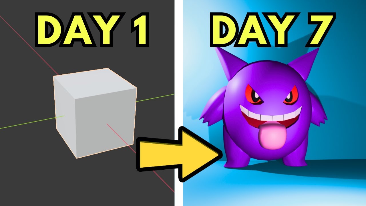 I Tried Learning Blender Without Any Art Skills