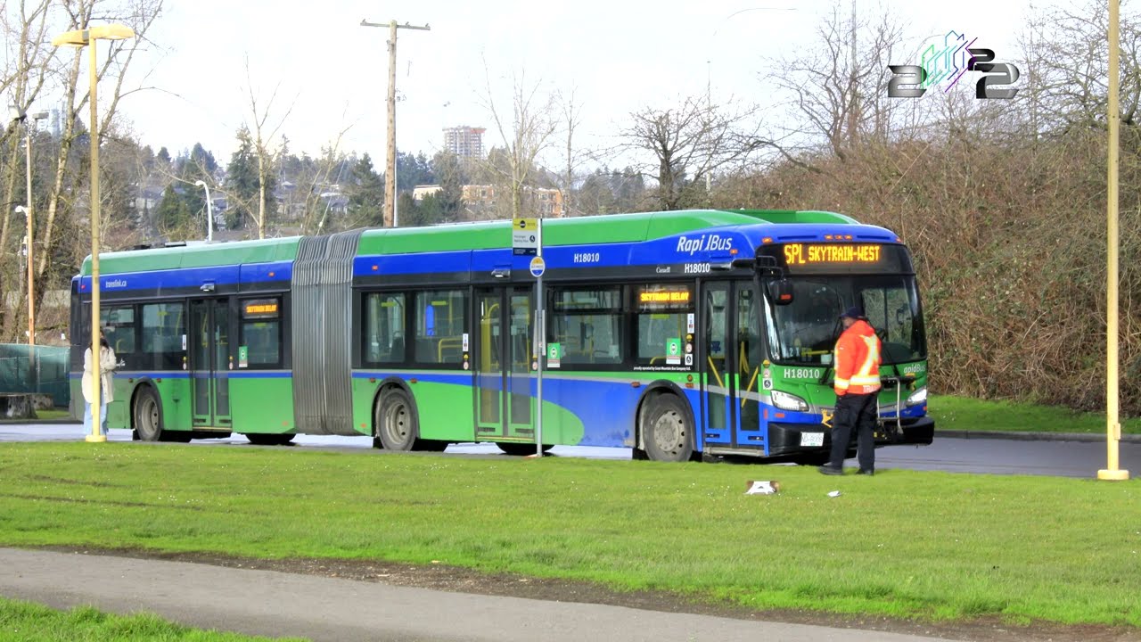 Skytrain Bus Shuttle - Braid Station - New Westminster Station