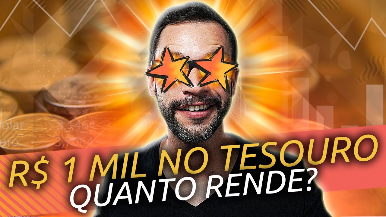 QUANTO RENDE R$ 1000 todo mês no TESOURO DIRETO? Passo a passo pra INVESTIR de forma SIMPLES