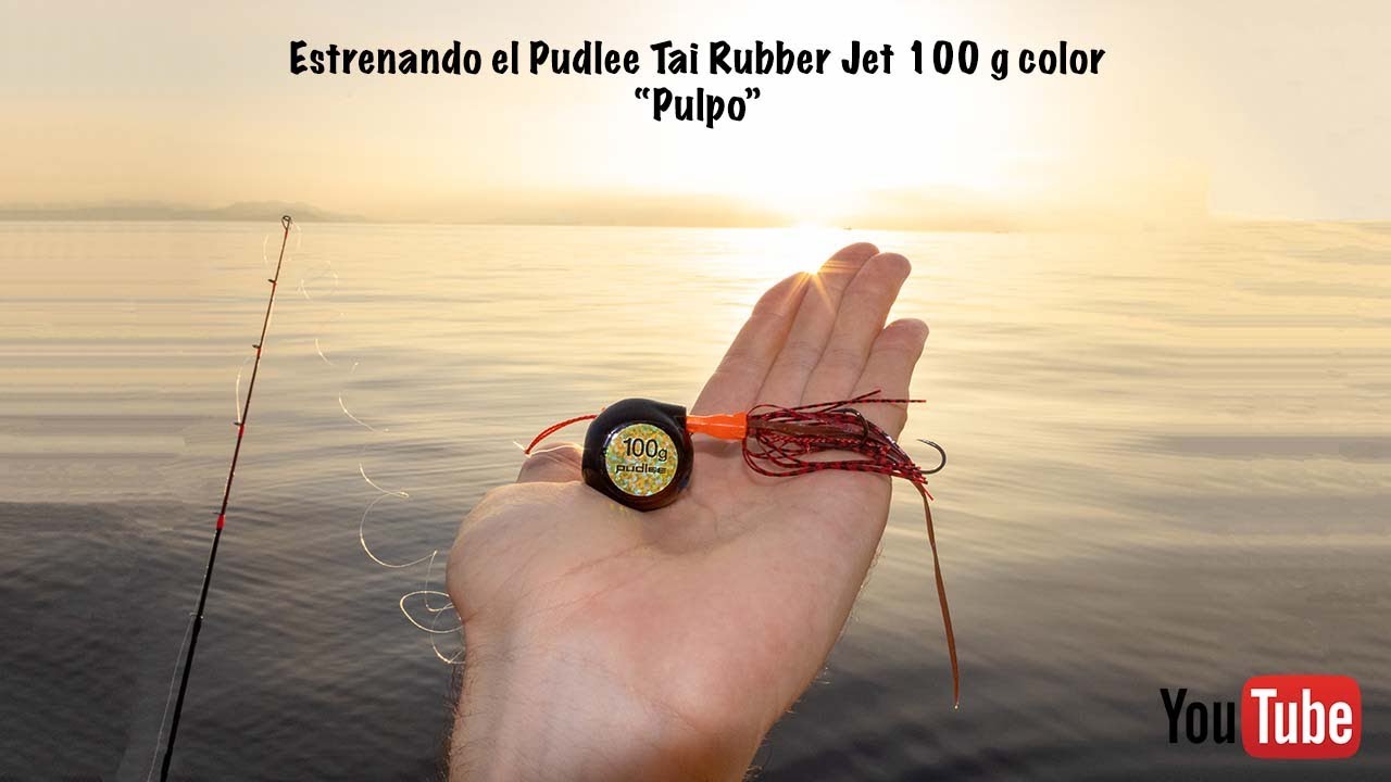 Estrenando este señuelo de Tai-Rubber, el PUDLEE JET de 100 g color 