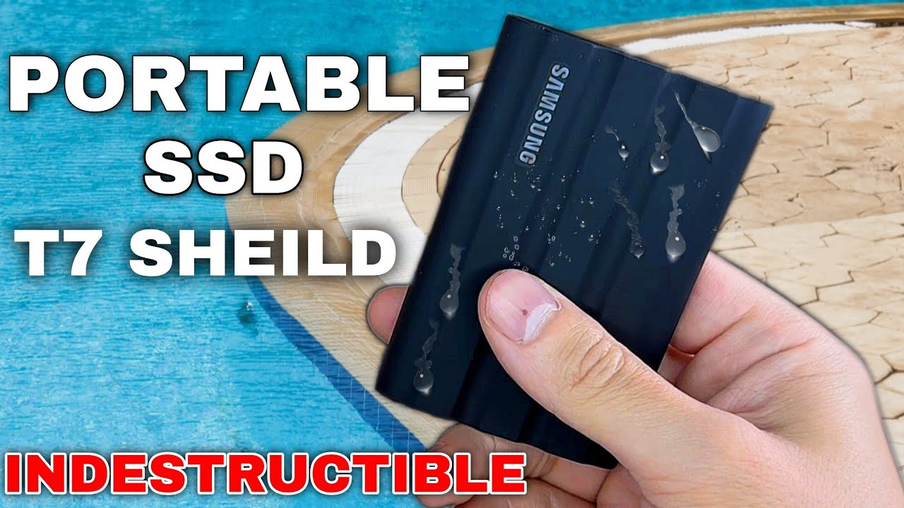 SSD SAMSUNG Resistente al AGUA 🌊 CAIDAS 🥊 Y POLVO ⛱️ / T7 SHIELD
