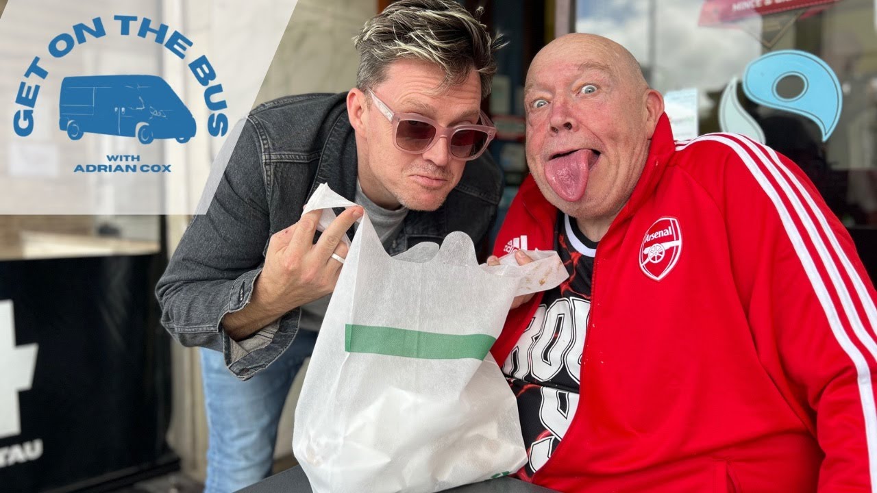 PIE EATING with BUSTER BLOODVESSEL | KILLER JET LAG | Get on the Bus 🚌  (New Zealand)