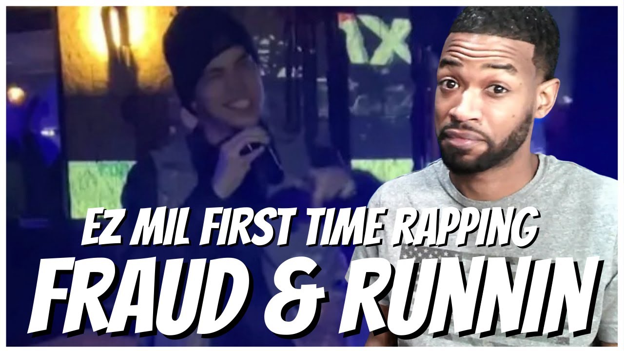 Ez Mil Rapping Fraud & Runnin Live For The First Time Reaction