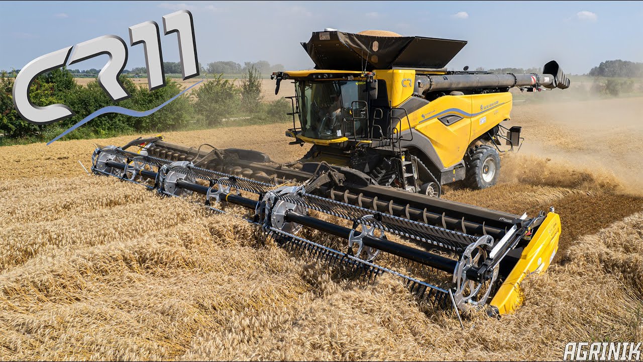 NEW HOLLAND CR11 | La prima in Italia ! 🇮🇹 | Trebbiatura Grano 2024 🌾 | Team Rosina