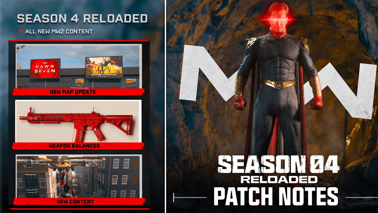 ALL SEASON 4 RELOADED PATCH NOTES! (Weapon Balances, Map Update, Events & MORE) - Modern Warfare 2