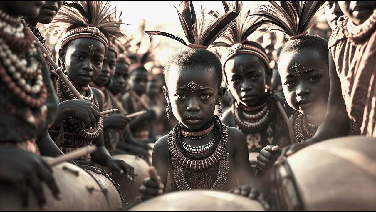 Bantu Drum Circle Ritual 🪘 | Ancestral Calling in Southern Africa