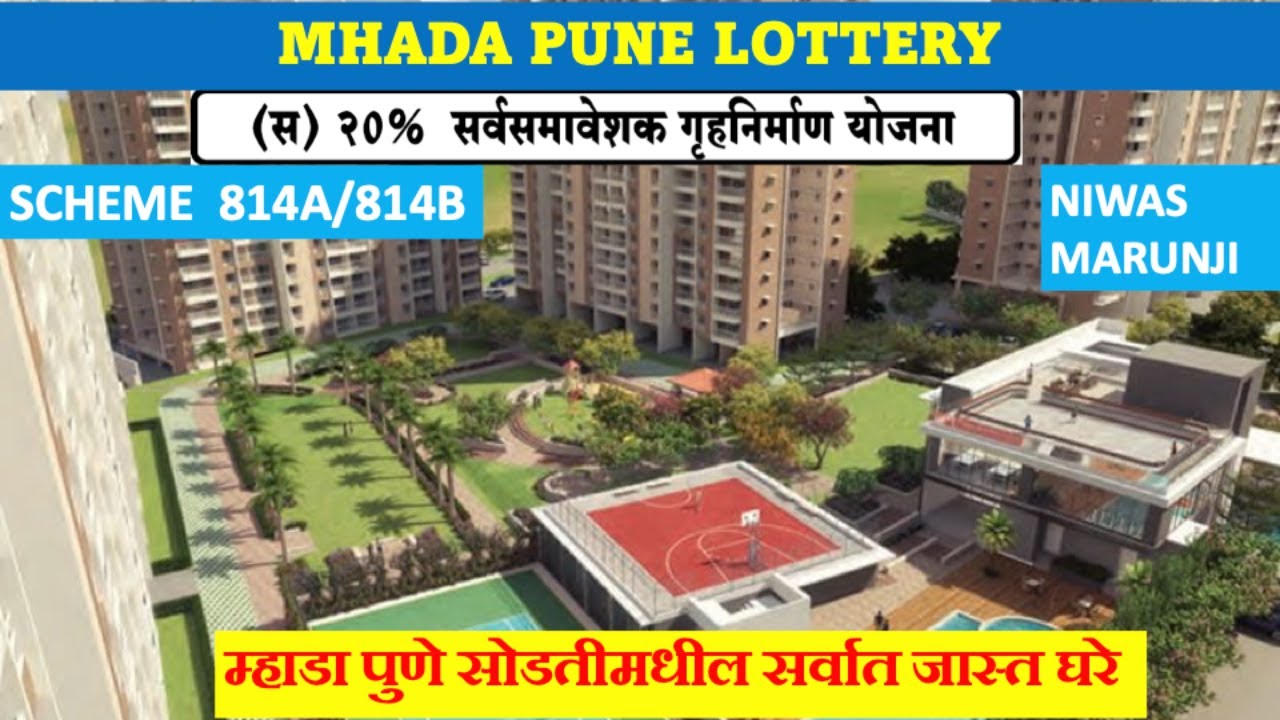 MHADA Pune Lottery 2024 | Niwas, Marunji, Hinjewadi | Scheme 814A/814B #mhada #mhadalottery