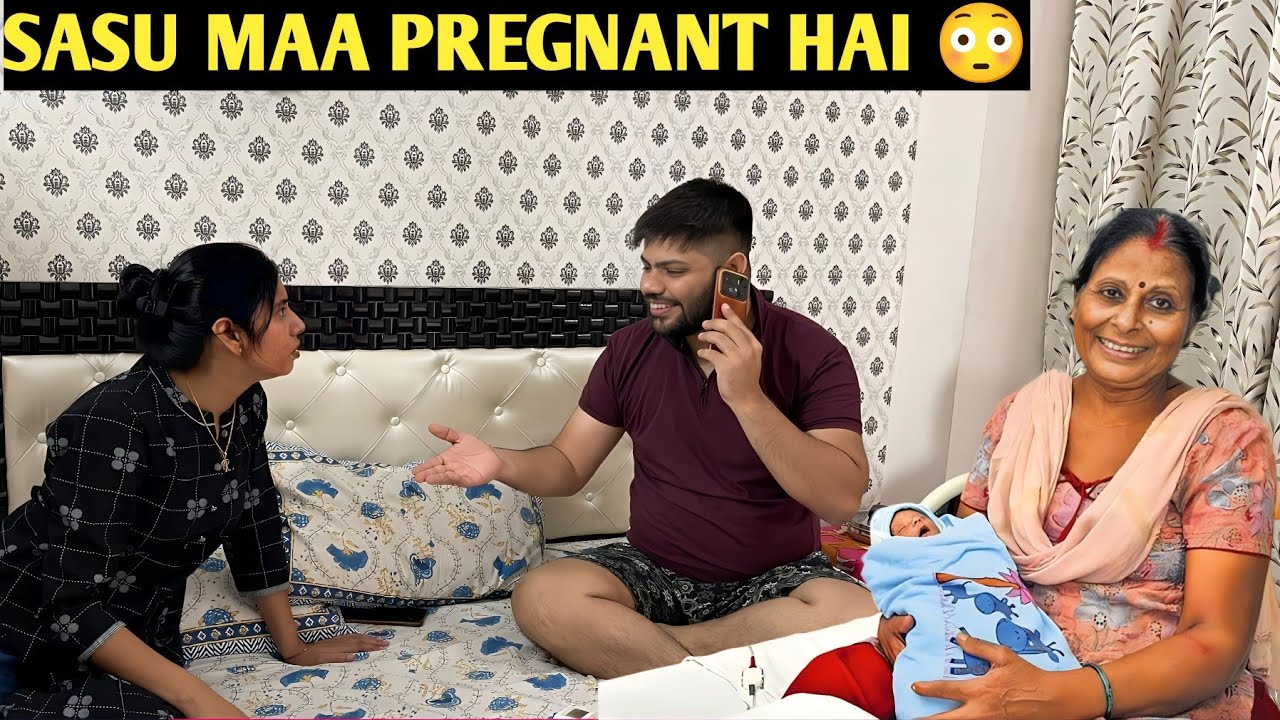 Badhai ho sasu maa pregnant hai 😳 ||Twins baby coming || Prank on wife @Prerna Rishabh Tyagi
