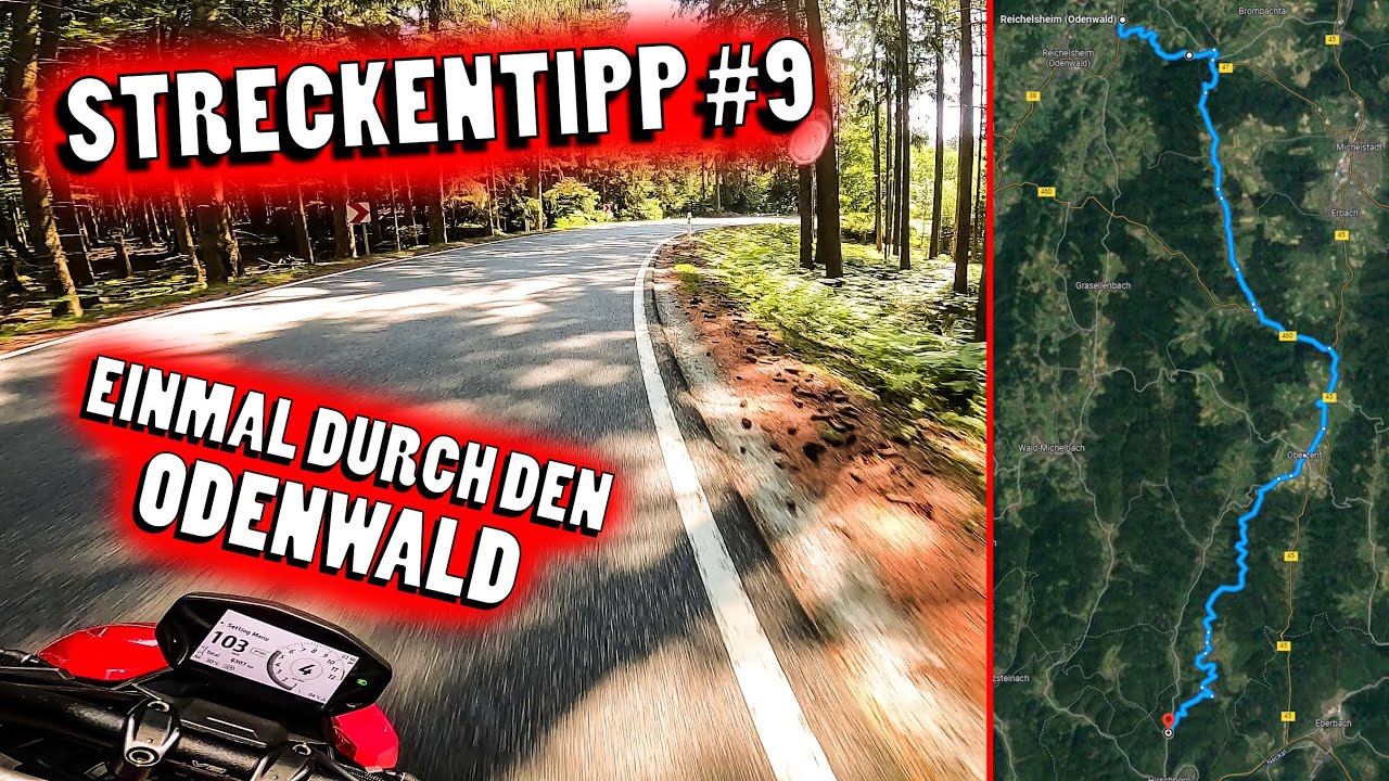 Einmal Quer durch den Odenwald | Meine Streckentipps für deine nächste Motorradtour