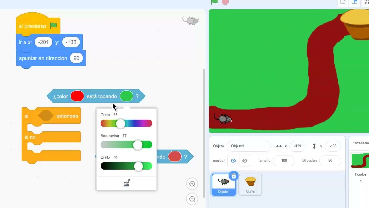 3. Programación en Scratch - Ratón y laberintos