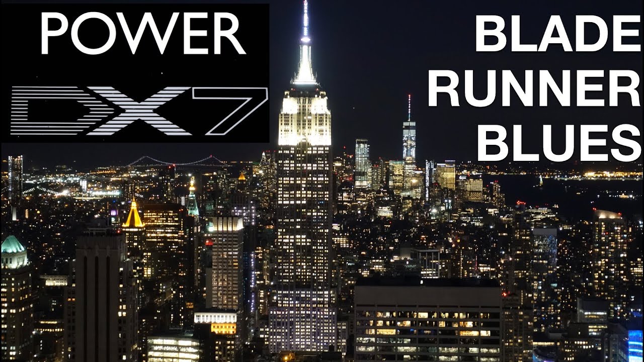 Yamaha DX7 - Vangelis Blade Runner Blues With New York Night Scene 4K