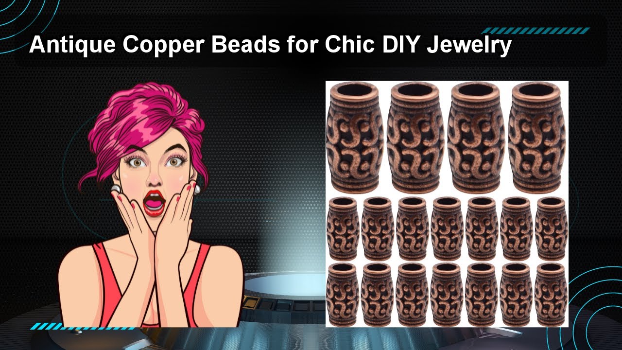 Antique Copper Beads for Chic DIY Jewelry