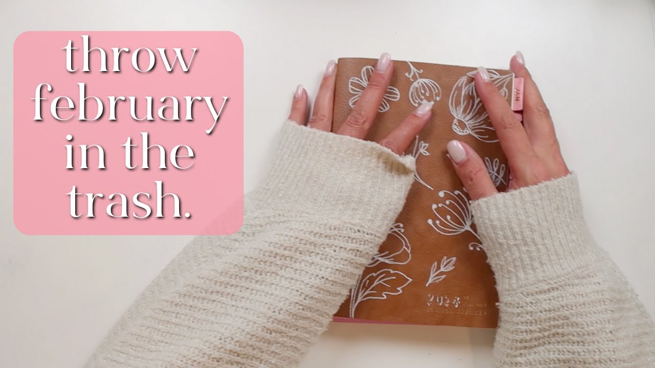 LET'S REVIEW FEBRUARY 😖 AND HOPE MARCH IMPROVES! 🤞 STERLING INK COMMON PLANNER