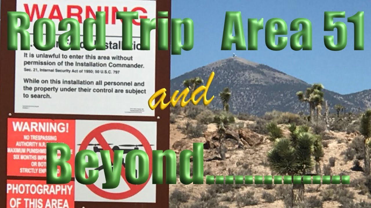 Road Trip Driving to Area 51 Nevada and Beyond......