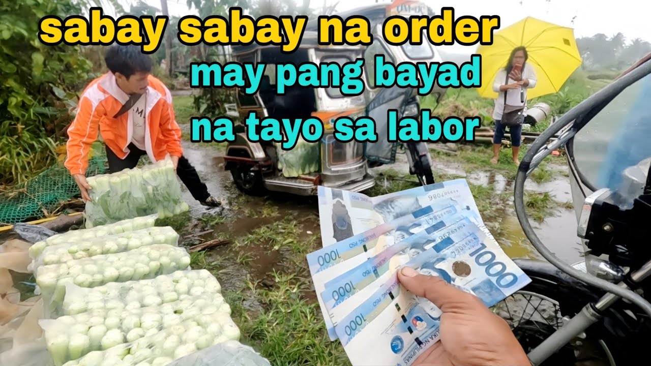 Sabay sabay ang order Umaga pa lang