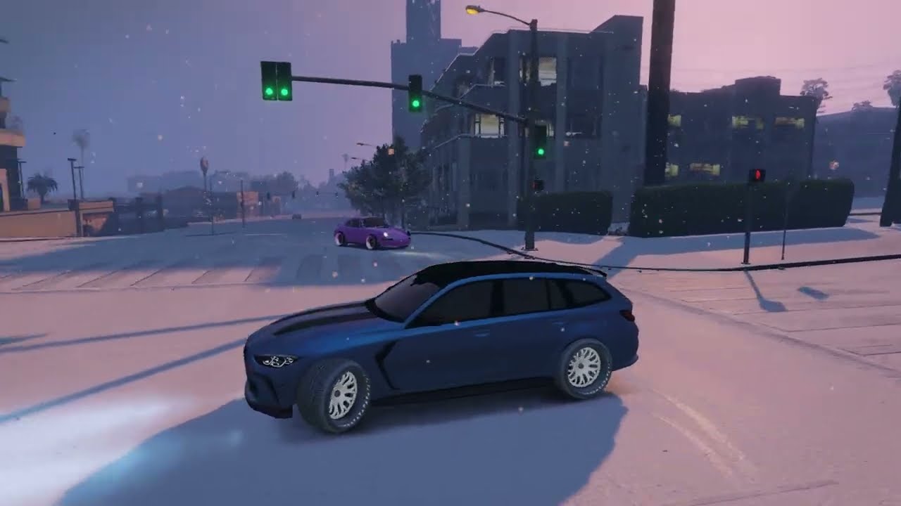 Gta 5  SNOW Grand RolePlay ● BMW M3 Touring G81