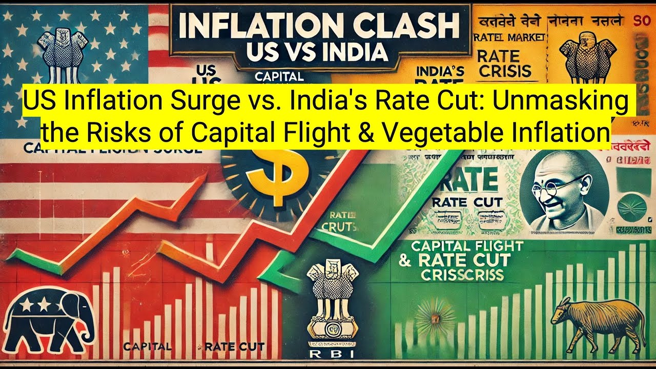 US Inflation Surge vs. India's Rate Cut: Unmasking the Risks of Capital Flight & Vegetable Inflation