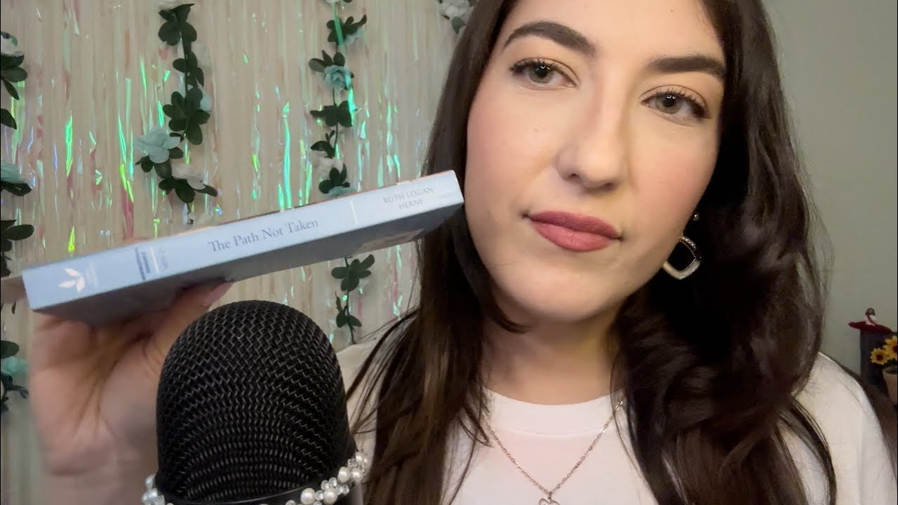 ASMR! Whisper Ramble - Cozy Things, Hair Play, Book, Hand-Movements