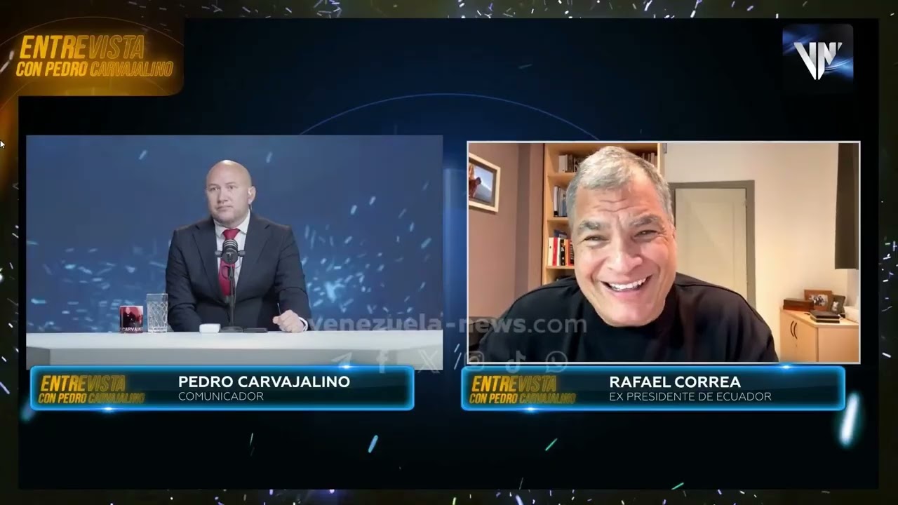 #RafaelCorrea Hablando Sobre la Situación Política de Venezuela 