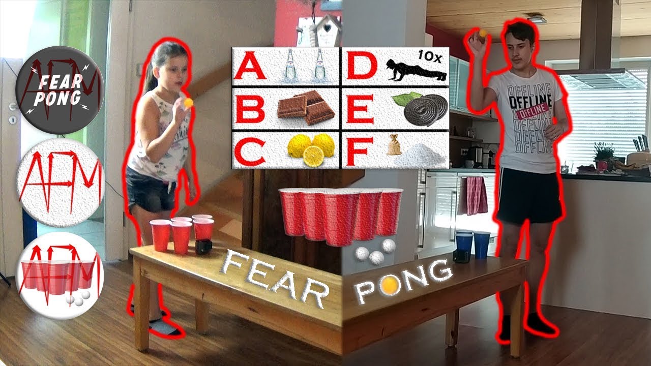 #FearPong mit meiner Schwester! | AFM