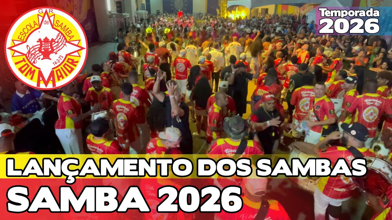TOM MAIOR 2026 AO VIVO | LANÇAMENTO DOS SAMBAS DE SP 4K | #LDS26