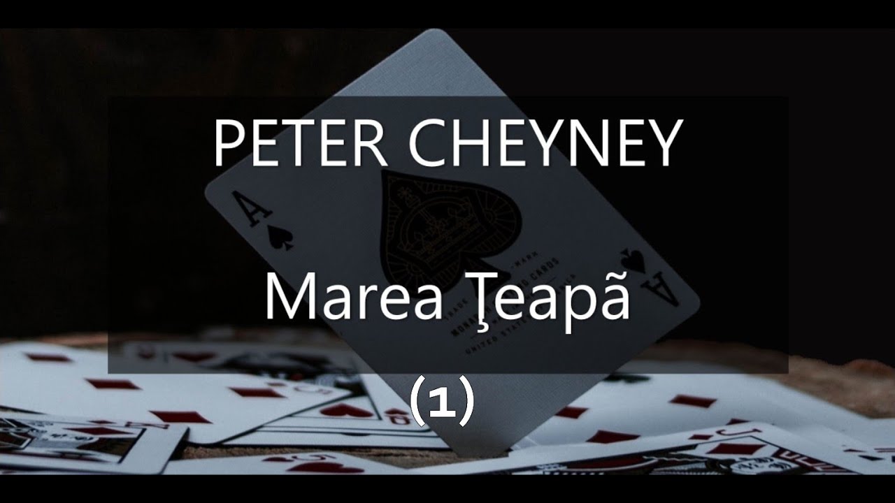 Peter Cheyney - Marea Teapã 1 - 📚 Audiobook