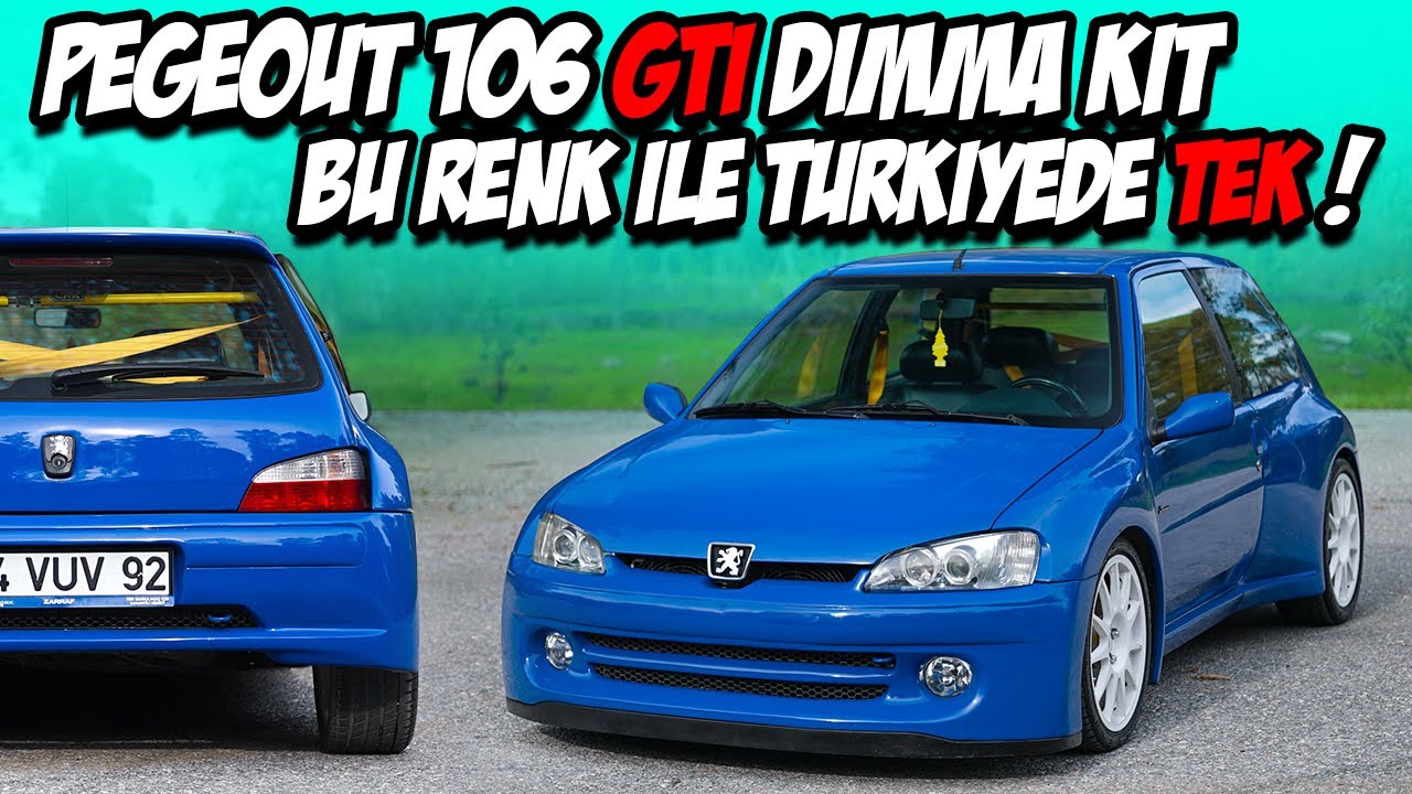 Modifiyeli Peugeot 106 GTi Maxi Dimma Widebody Kit ile Gazladık / Orjinaline Göre Neler Farklı ?