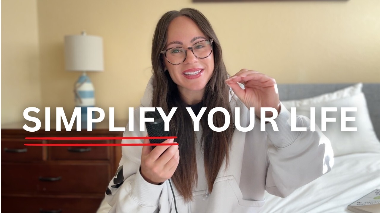If you're ambitious but tired, you need to simplify your life