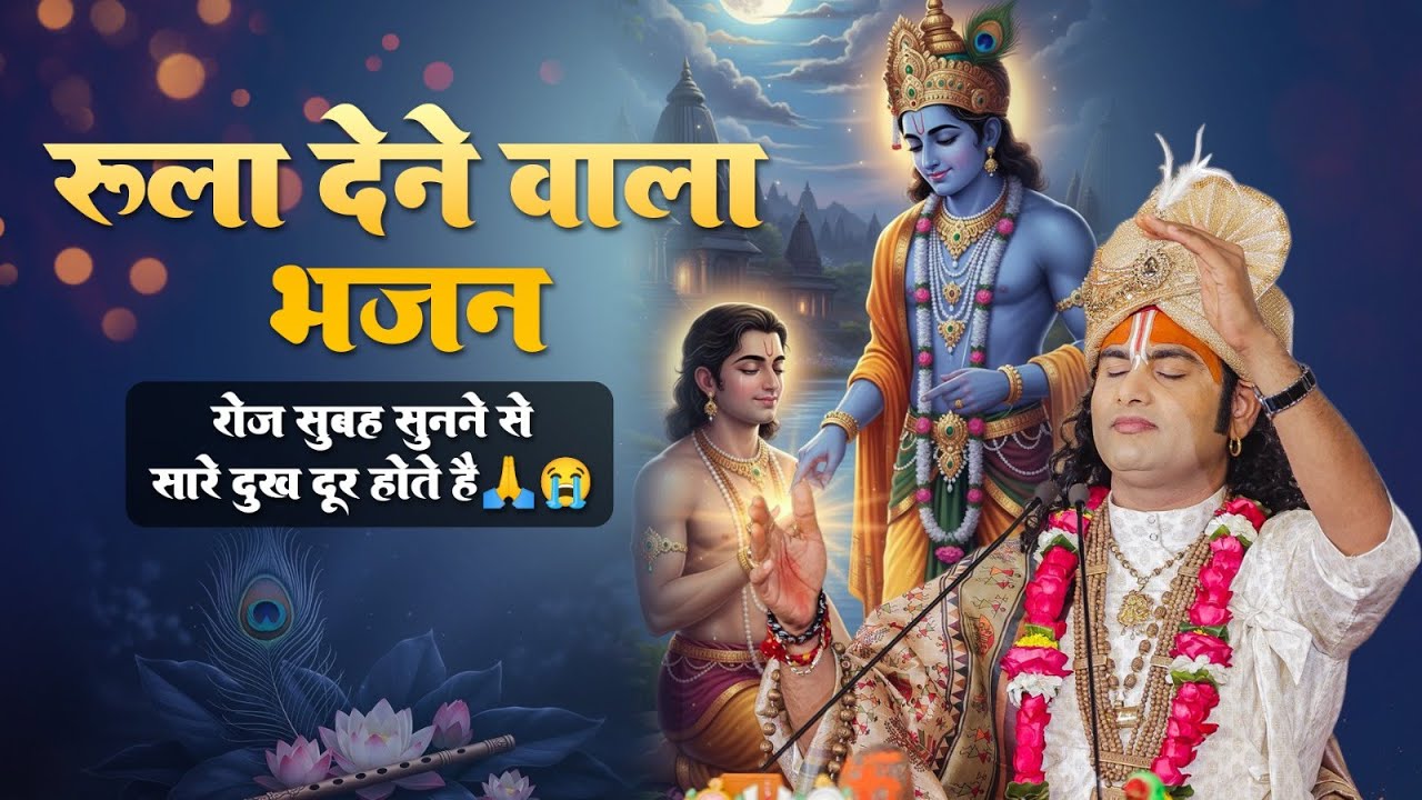 रुला देने वाला भजन | रोज सुबह सुनने से सारे दुख दूर होते है🙏😭 श्री अनिरुद्धाचार्य जी महाराज #bhajan