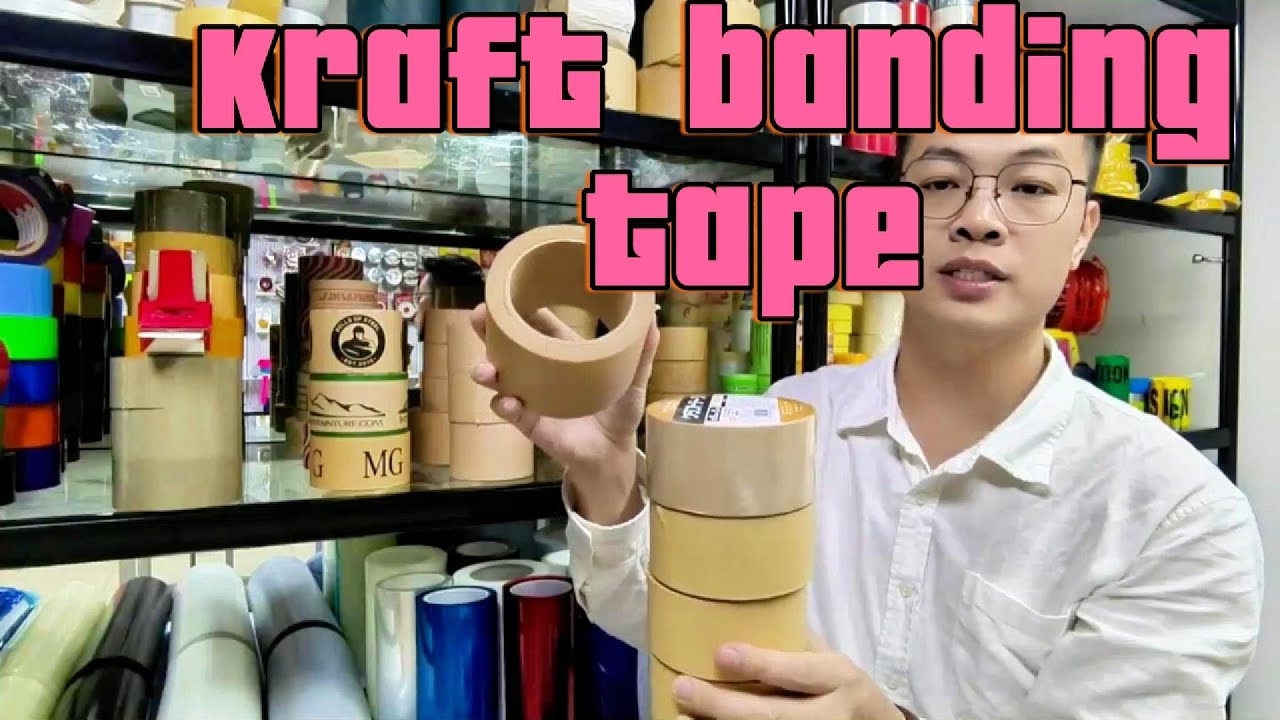 Self adhesive kraft paper tape manufacturer,recycling wrapping paper with tape
