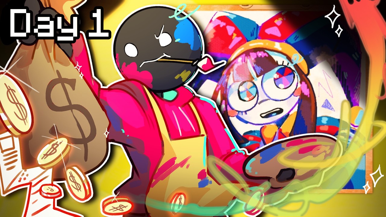 Playing a Starving Artist Simulator (As an Artist)