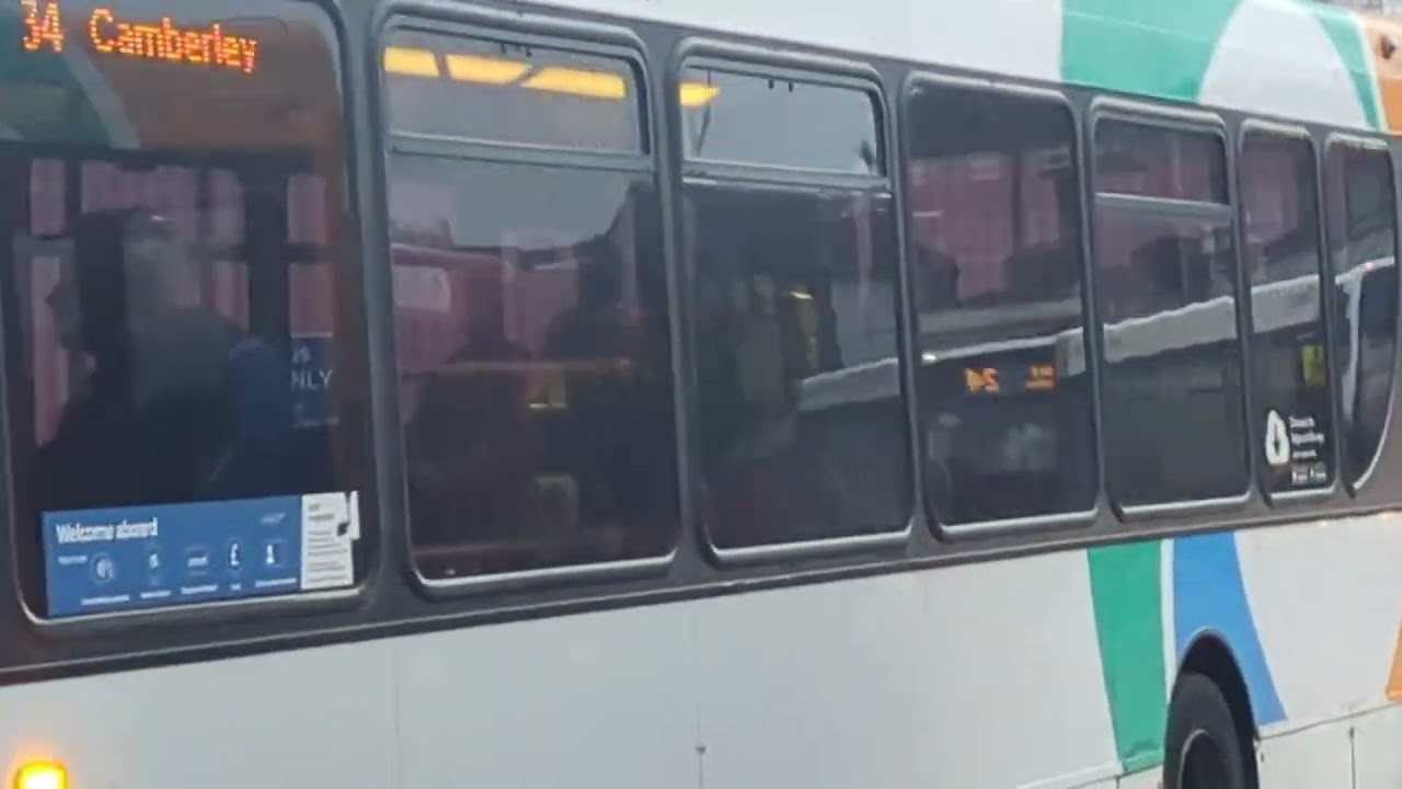 Here is the New livery Stagecoach bus 27653 on the number 34 in Guildford Tuesday 20 January 2026