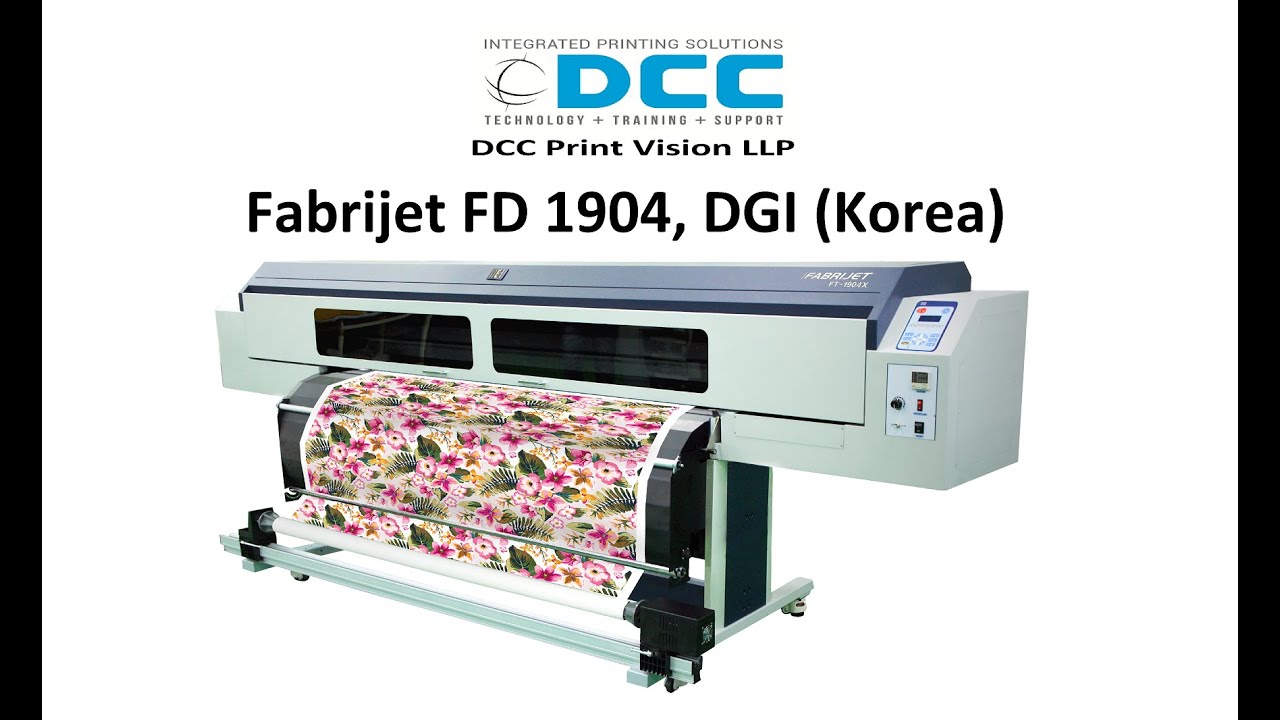 DGI Fabrijet FD 1904 for Direct Textile Printer from DCC