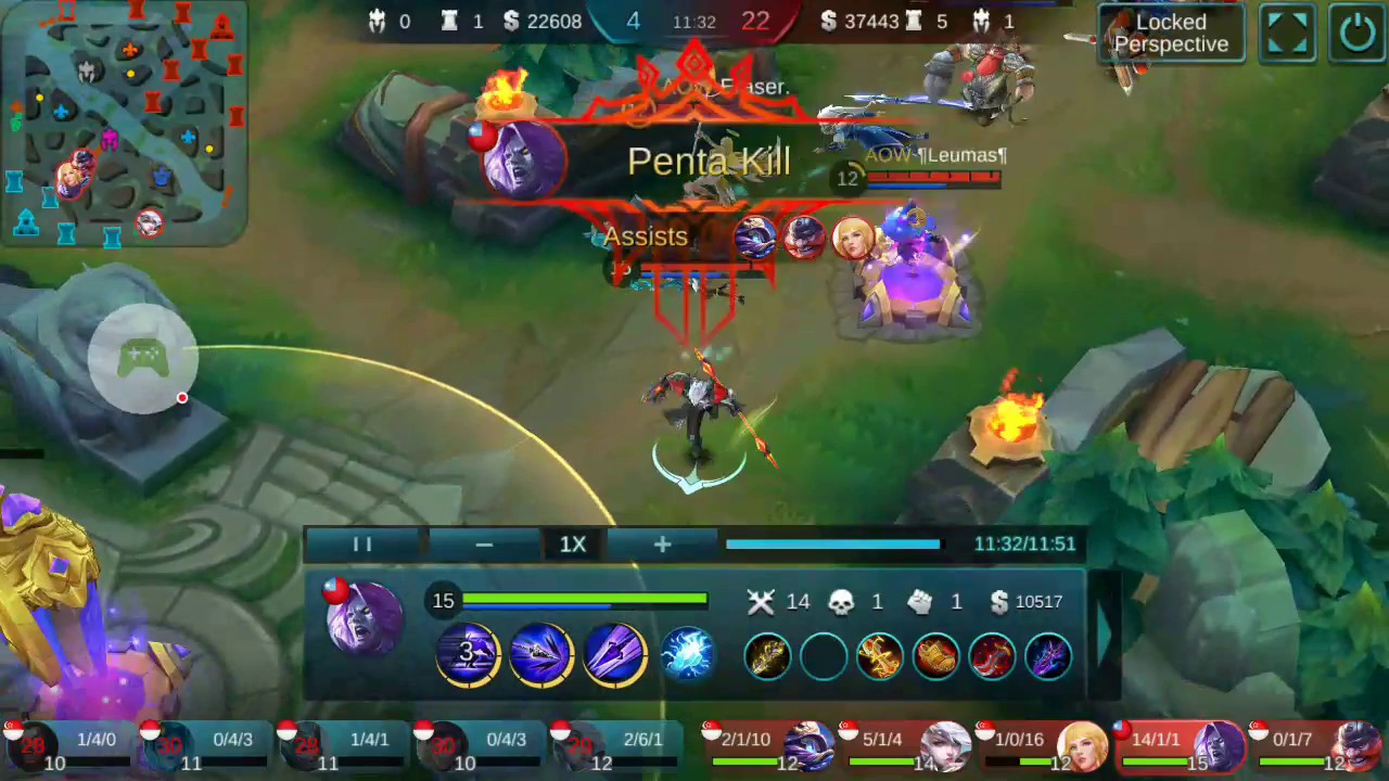 【Mobile Legends】Moskov Pentakill!