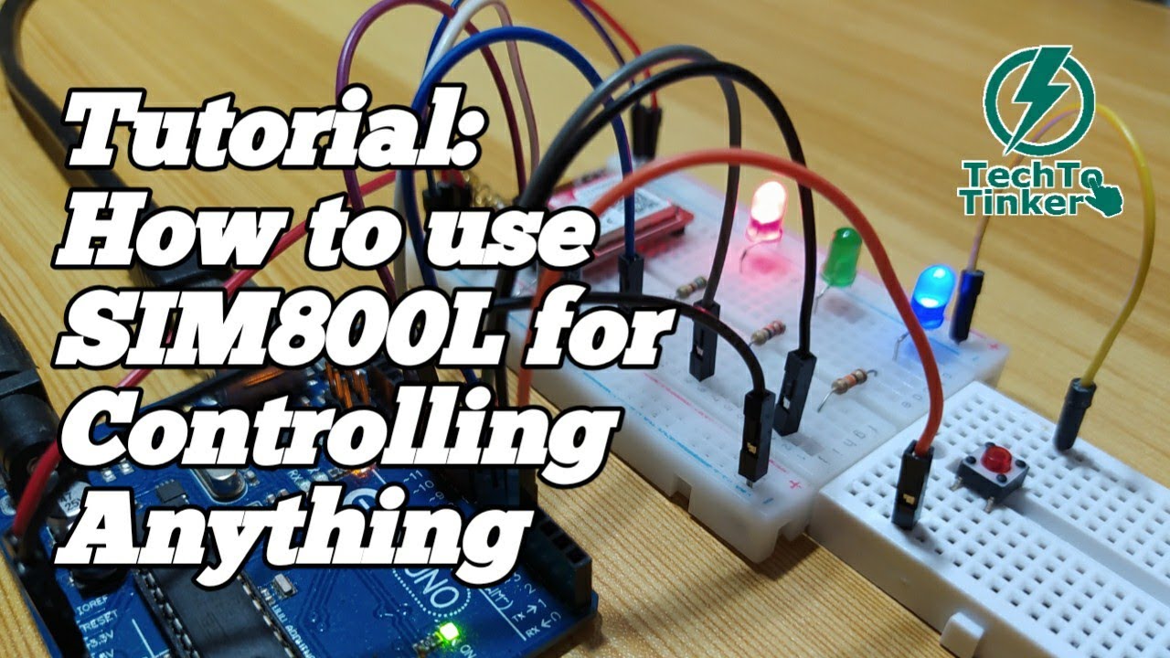 Tutorial: How to use SIM800L for Controlling Anything | Arduino | GSM Module