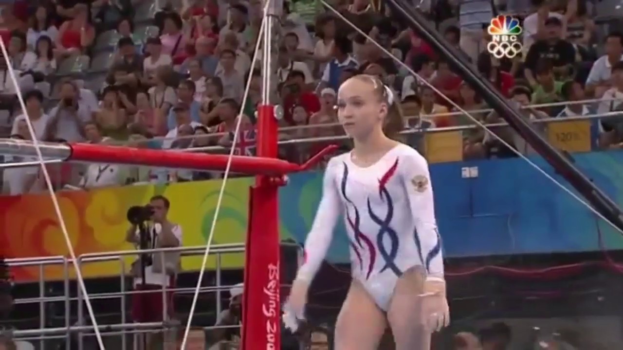 Ksenia Semenova Execution Score | 2008 Olympics | Uneven Bars EF