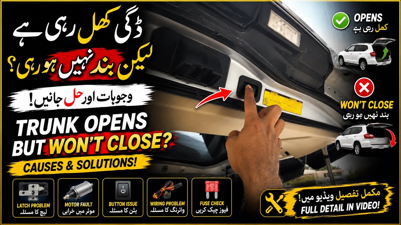 How to fix Lexus Lx 570 trunk not working