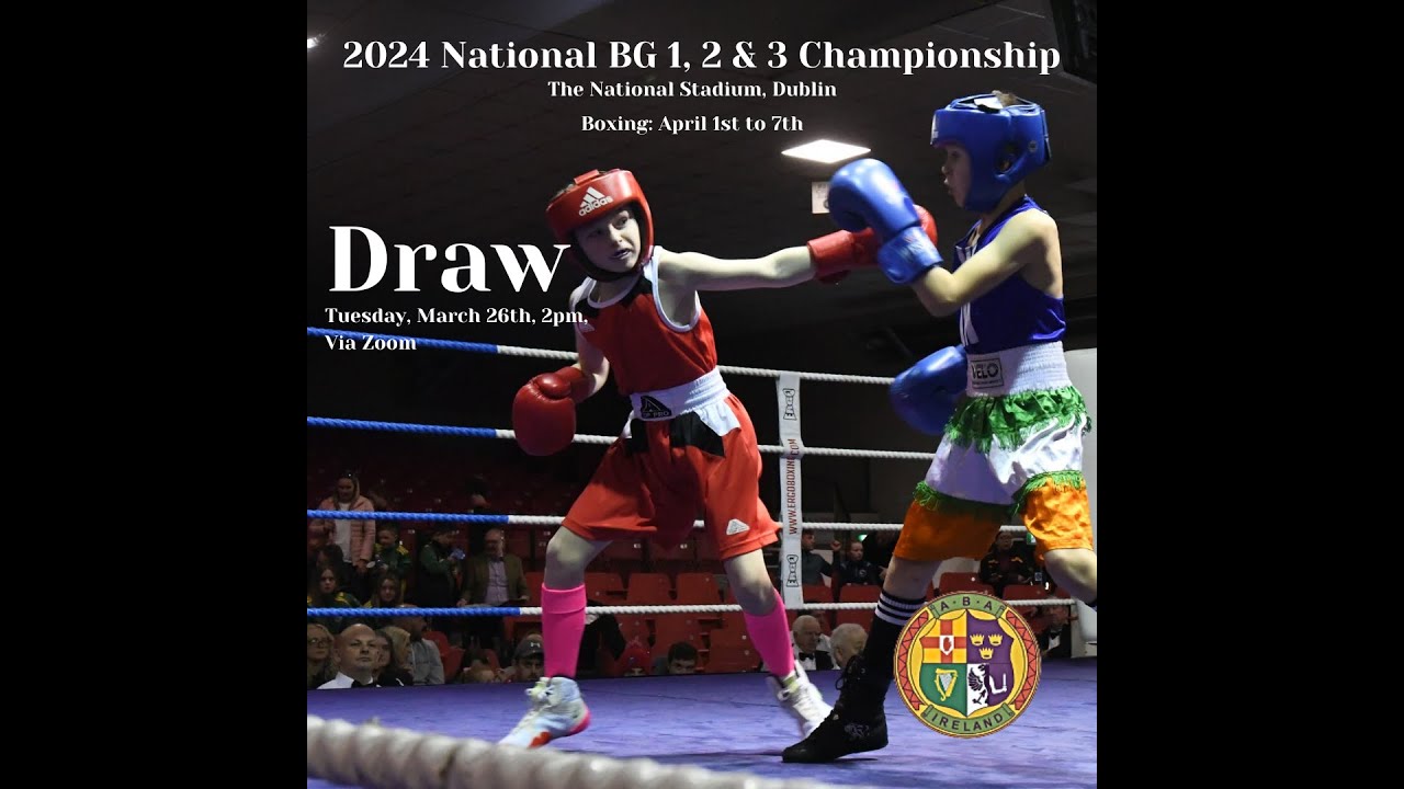 Draw: 2024 National Boy/Girl 1, 2 and 3 Championships.