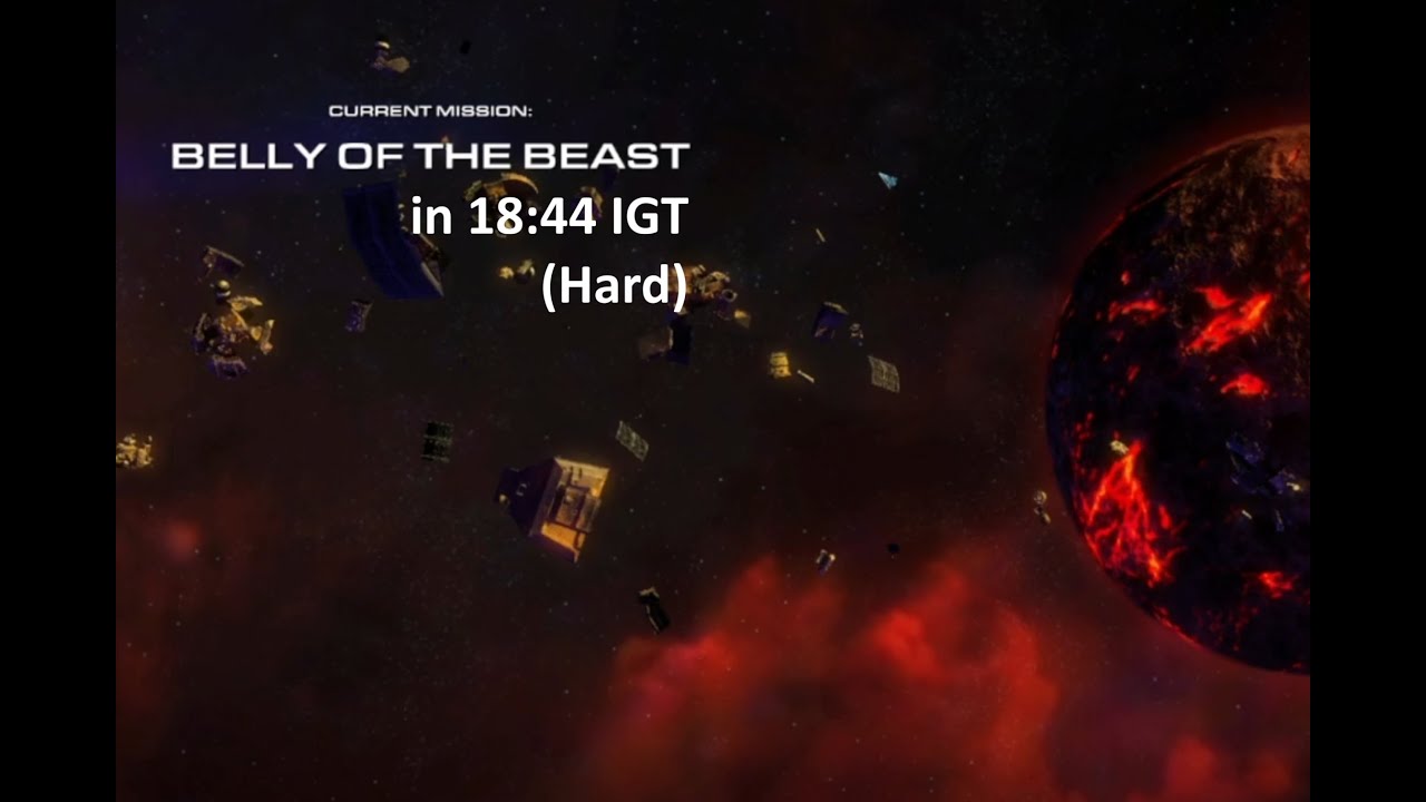 «Чрево зверя» (сложный) за 18 минут IGT — Starcraft 2 WOL Speedrun