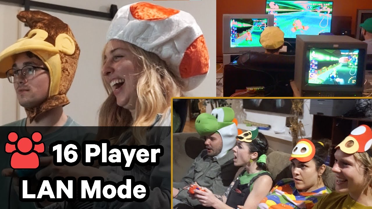 The HIDDEN 16-Player Mario Kart LAN Mode | Double Dash