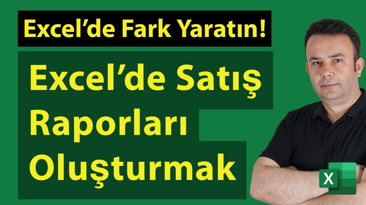 Excel'de Etopla, KB, Grafikler ile satış raporları oluşturmak 