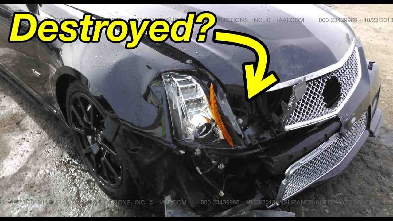 I bought a Cheap Wrecked CTS-V and its Hiding $2000 in mods