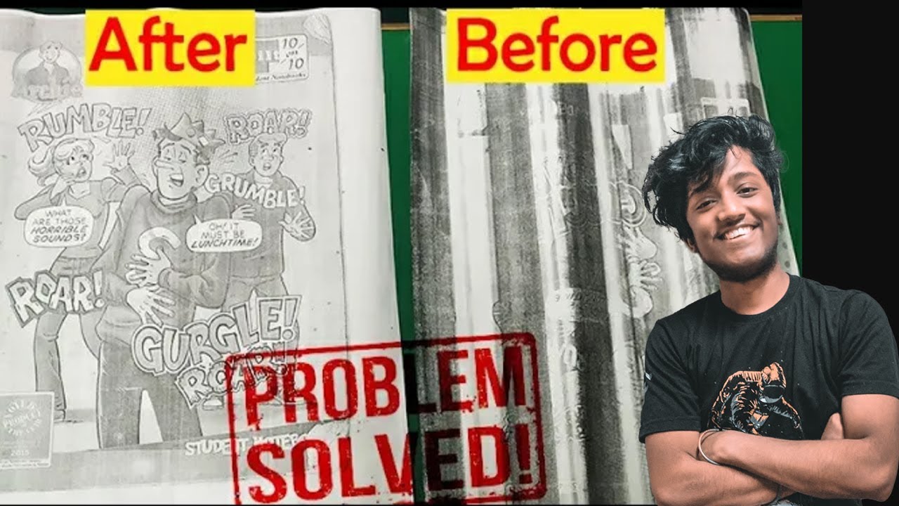BLACK LINES, STRIPES printing problem solved | Kyocera taskalfa 1800 ,2200, 1801,2201 |