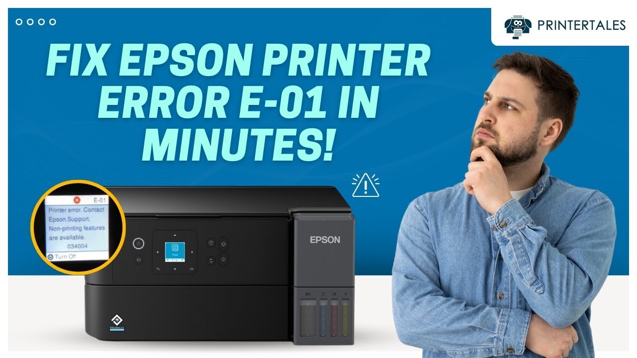 How to Fix Epson Printer Error E-01? | Printer Tales