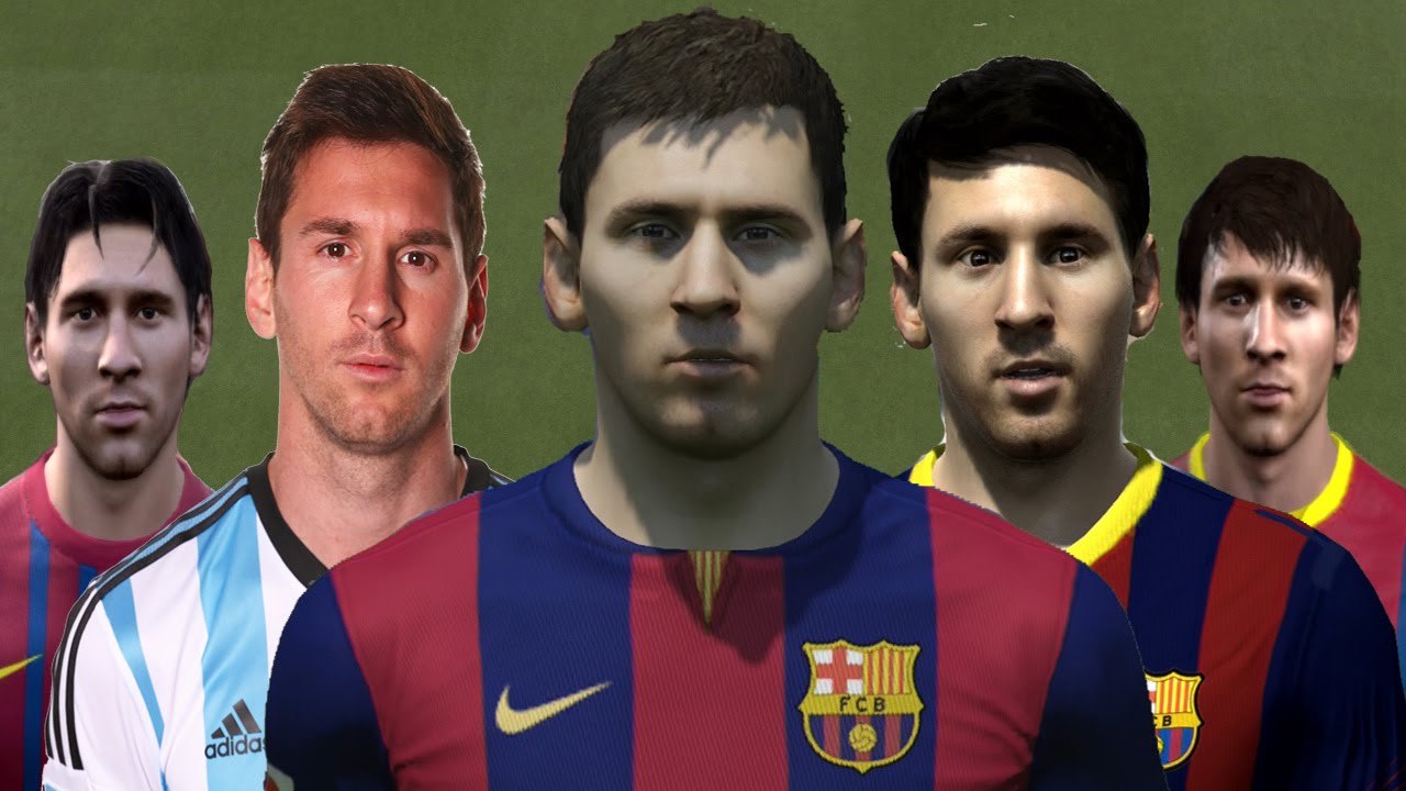 Lionel MESSI from FIFA 06 to FIFA 15
