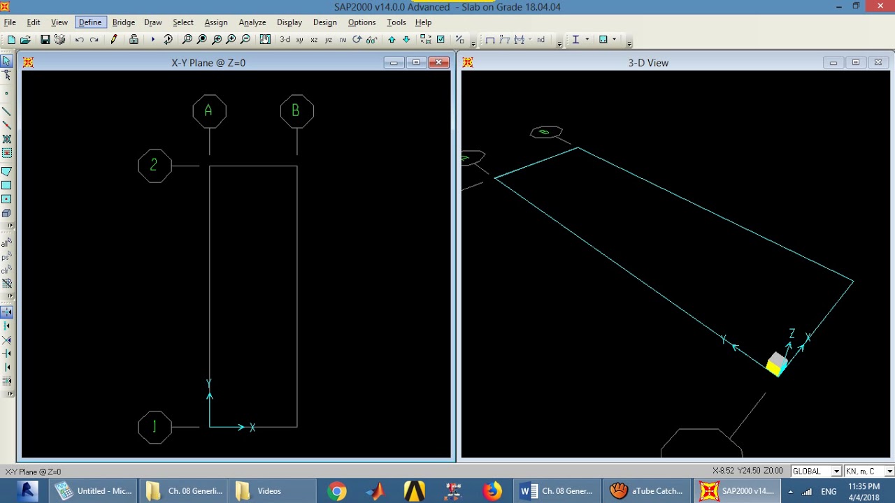 Slab on Grade Analysis with SAP