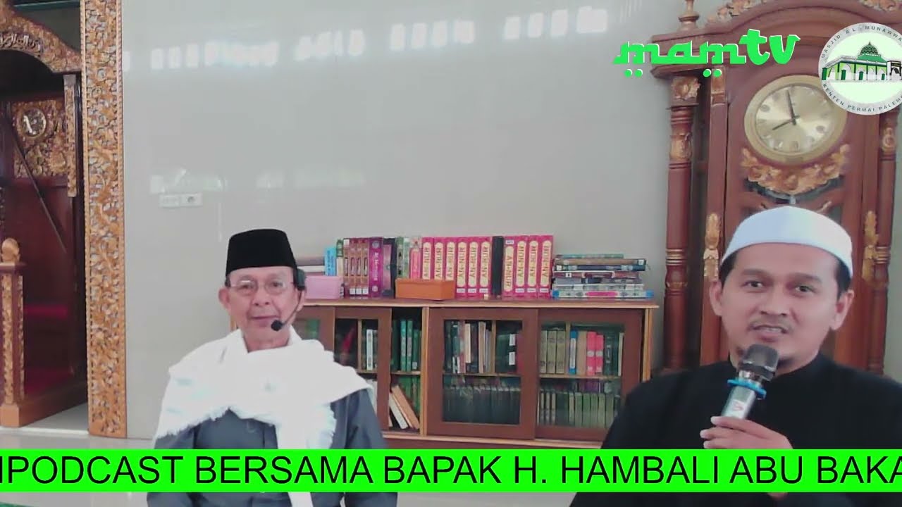 🔴LIVE |  PODCAST MENGULIK KEPENGURUSAN  | MASJID AL-MUNAWWAROH | KENTEN PERMAI PALEMBANG