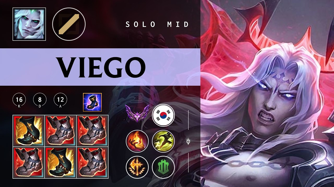 Viego Mid vs Akali - KR Master Patch 26.04